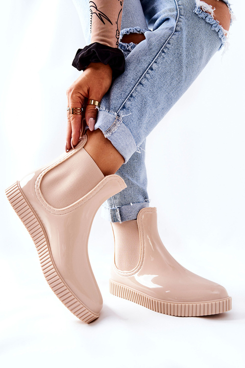 Lesklé jamky na platforme Waterfall Beige