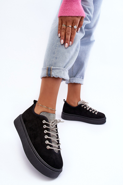 Dámské sportovní boty s džety černé Ecea