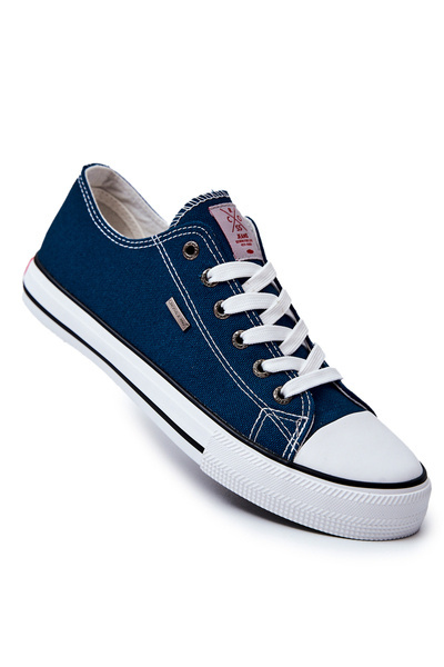 Pánske klasické krížové džínsy JJ1R4004C Navy Blue tenisky