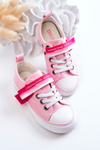 Detské nízke tenisky Veľká hviezda JJ374073 Pink