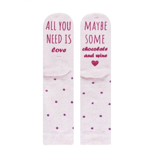Dámské ponožky SOXO "All you need is Love"