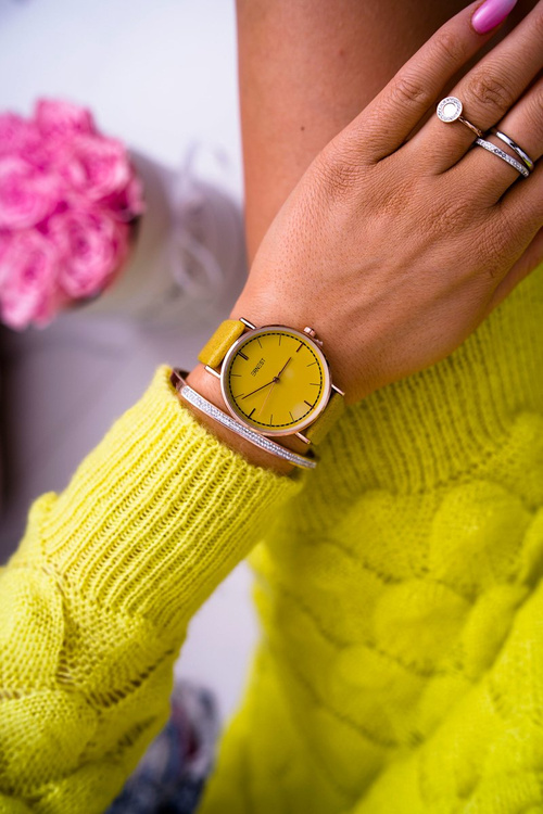 Dámske hodinky Ernest Yellow Belven