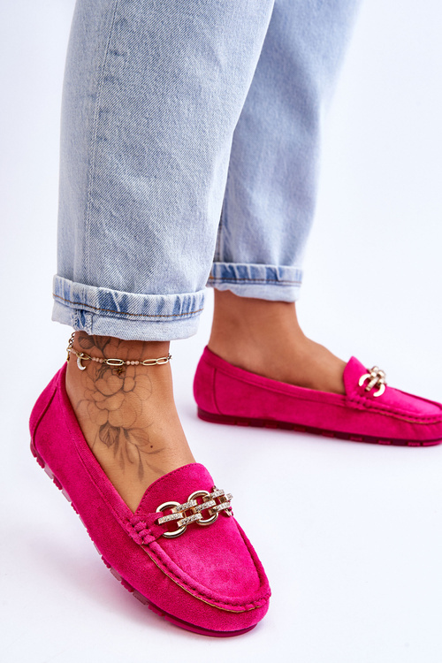 Dámske posuvné semišové Sorento Fuchsia Poise