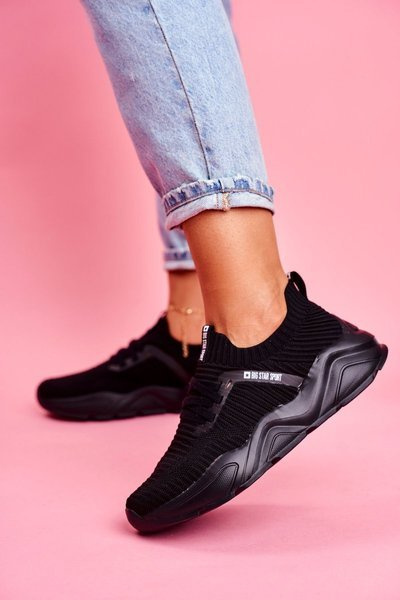 Dámske športové topánky Big Star Black FF274955
