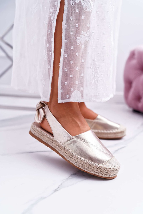 Lehké espadrille tenisky zlaté Moriente