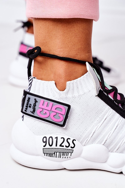 Dámská Sportovní Obuv Sneakers Bílé Bubble Tea