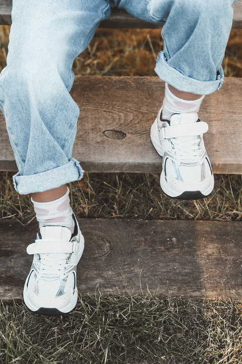 Detské Športové Tenisky Na Suchý Bielo-Čierne Ephona