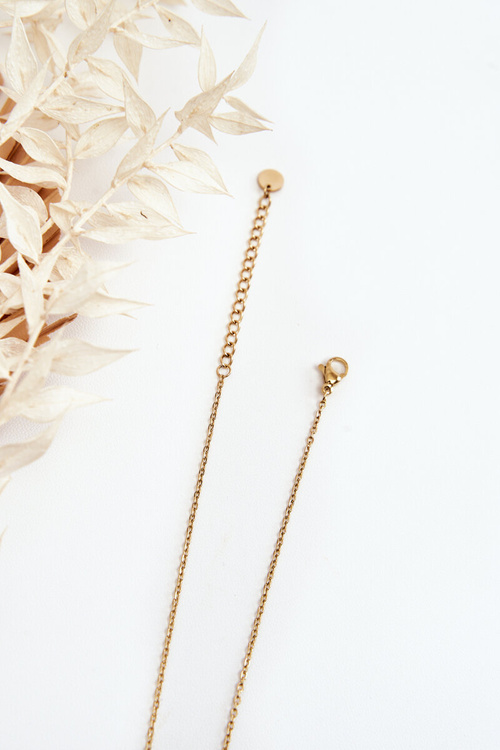 Jemná reťaz so srdiečkami zlatý