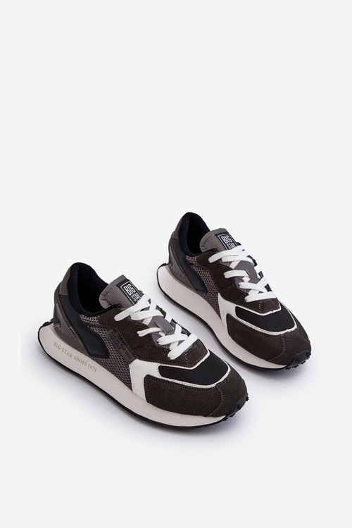 Sportovní pánské tenisky s paměťovou pěnou Memory Foam System Big Star NN174347 Černé