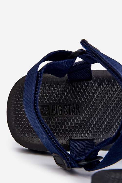 Pánske suchý suchý sandál Big Star DD174718 Navy modrá