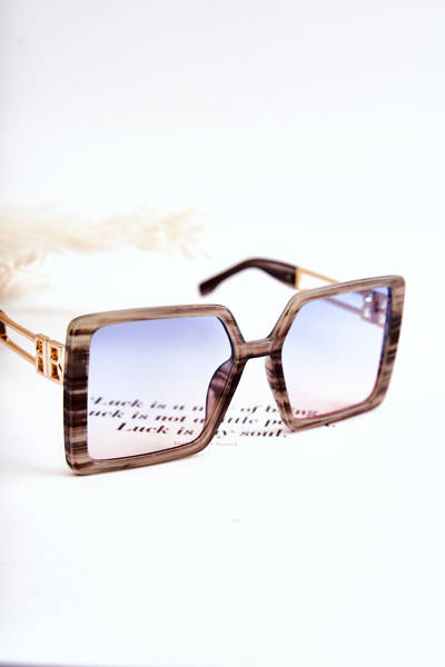 Čtvercové sluneční brýle V130042 Šedá