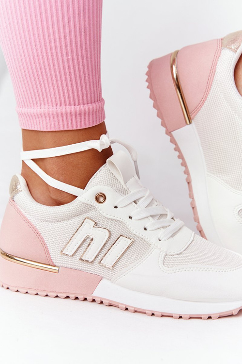 Dámská Sportovní Obuv Sneakers Bílé-Růžové Maddie