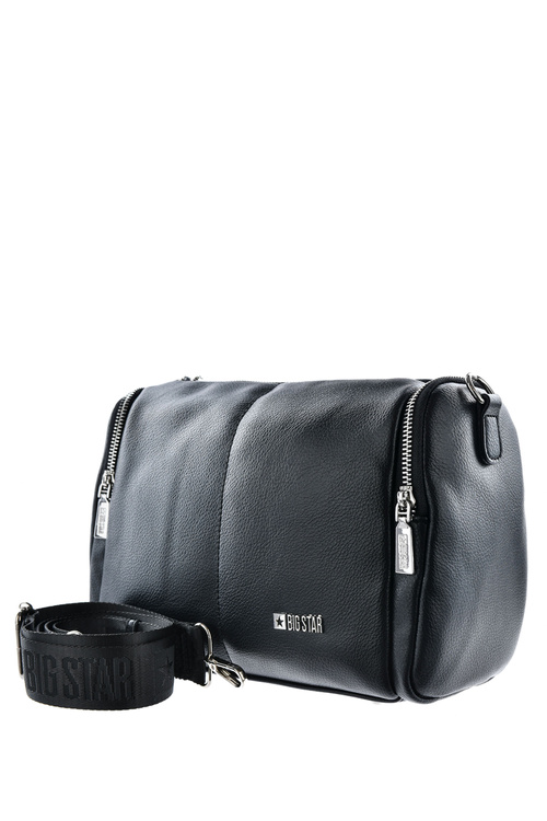 Trendy kožená kabelka Big Star LL574022 Černá