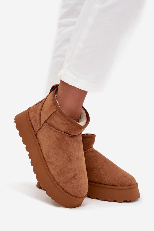 Dámske snehové topánky na platforme Camel Celyra