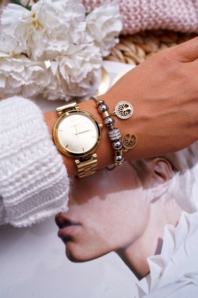 Dámský náramek strom života zlatý Gothal