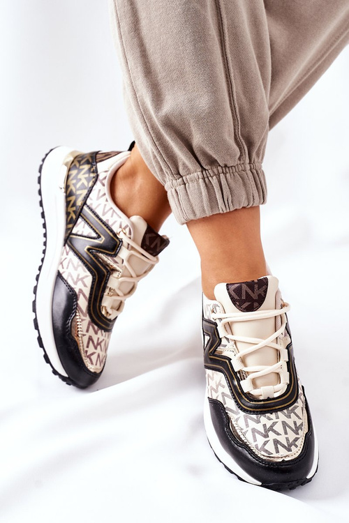 Dámská Sportovní Obuv Sneakersy Béžové-Černé Always