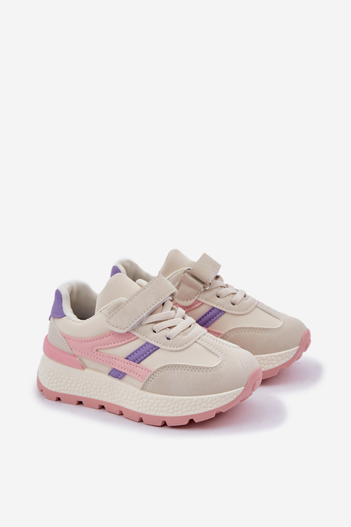 Dětské Tenisky Na Suchý Zip Růžové Savilia