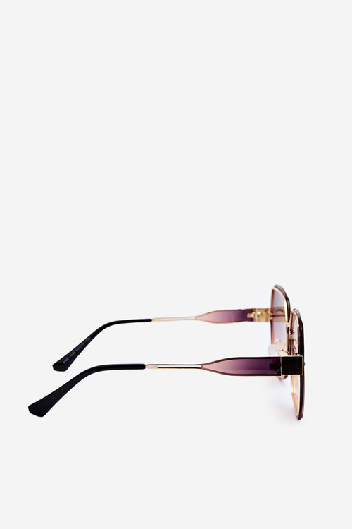 Dámske Slnečné Okuliare S Odtieňovanými Sklami UV400 Hnedé