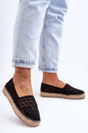 Dámské prodyšné espadryly černé One Lover