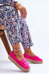 Dámské klasické espadrilky na platformě Fuchsie Maurine
