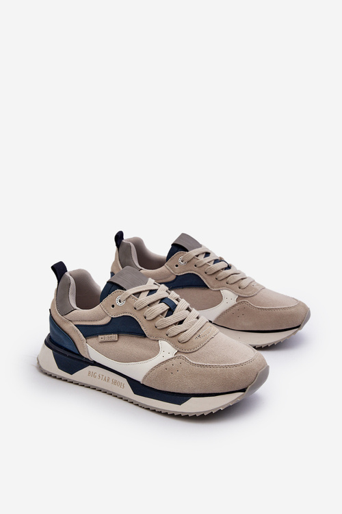 Pánské tenisky s paměťovou pěnovou podrážkou Big Star NN174348 Šedé