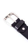 Veľká hviezda HH674108 Čierny kožený pás