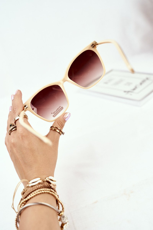 Hnedé béžové slnečné okuliare Prius PR-V70/2 hnedý gradient