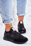 Dámská Sportovní Obuv Sneakers Cross Jeans Černé GG2R4046C