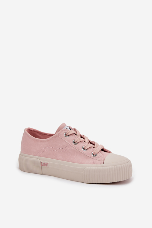 Dámské tenisky na platformě LEE ISLA C WOMEN LOW 50253001.78E Růžové