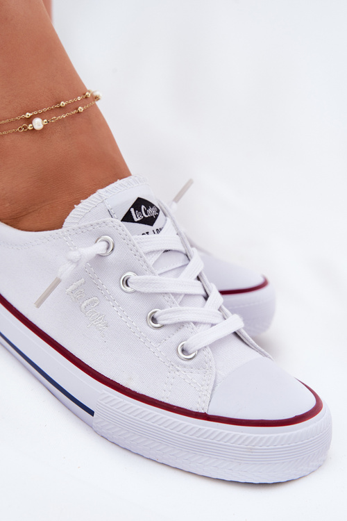Dámské Textilní Tenisky Lee Cooper LCW-25-02-3296L Bílé