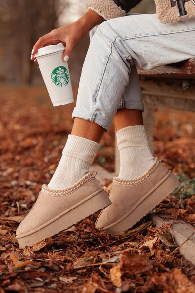 Dámské ponožky Merino vlna Ecru