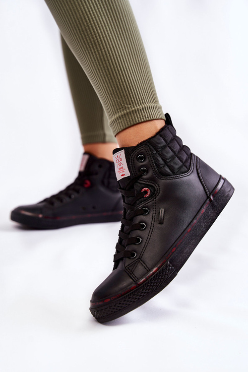 Dámské vysoké tenisky Cross Jeans KK2R4058C Černe