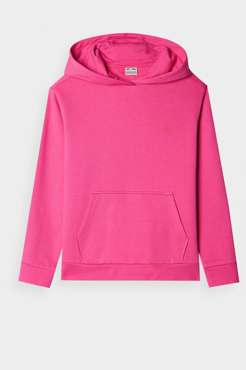 Dívčí Nekořeněná Mikina S Kapucí Hladká Fialová 4F 4FJWMM00TSWSF1316-51S