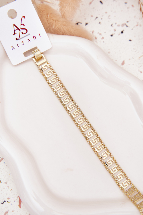 Dámsky náramok z chirurgickej ocele zlatý