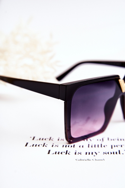 Ombre v130044 čierne a ružové slnečné okuliare