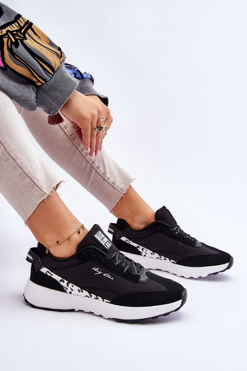 Dámské tenisky Memory Foam System Big Star LL274956 Černe