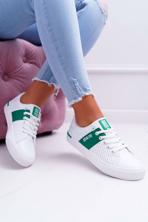 Dámska veľká hviezda biele EE274336 tenisky