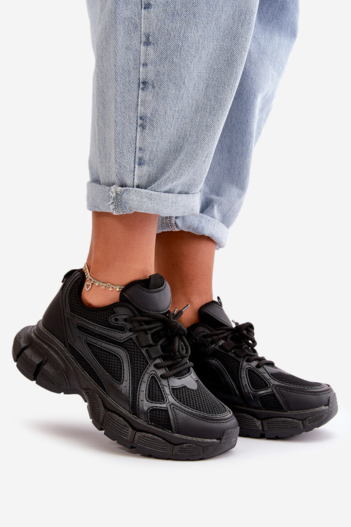 Módní sportovní obuv Tenisky Černá Frezio