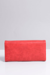 Veľká dámska červená peňaženka