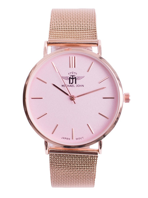Dámske hodinky Michael John Florence Pink Shield 40 mm