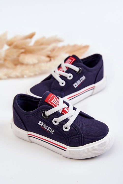 Detské nízke tenisky Veľká hviezda JJ374168 NAVY BLUE