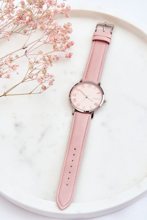 Dámské hodinky ERNEST s analogovým řemínkem Růžový