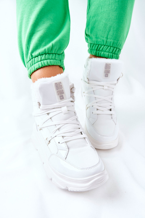 Izolované snehové topánky veľká hviezda II274463 biela