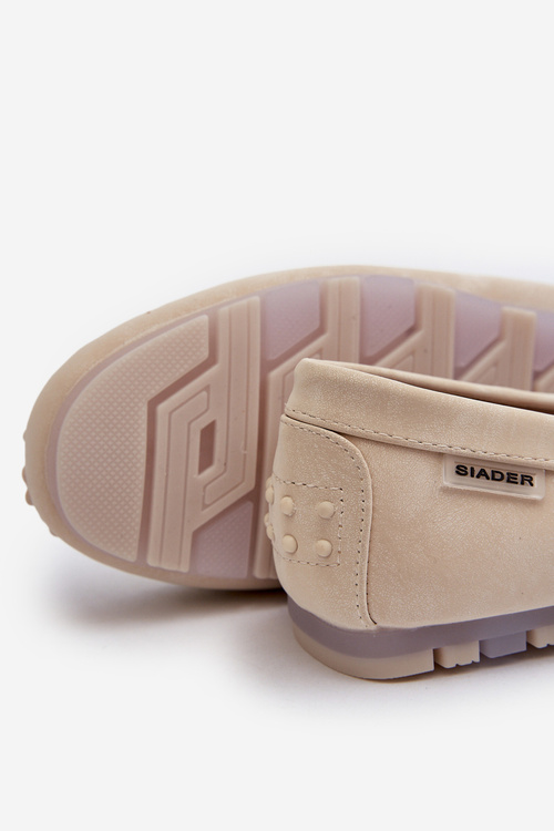 Dámske Mokasíny Z Eko Kože Svietlo Hnedé Celoria