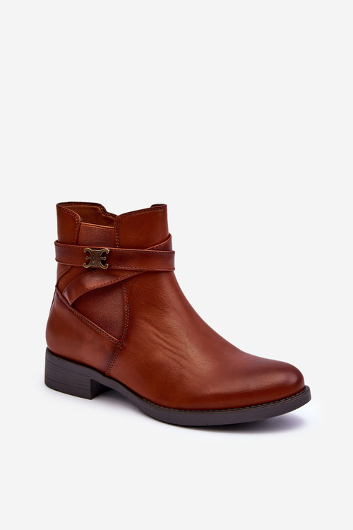 Ploché dámske topánky Brown Noria