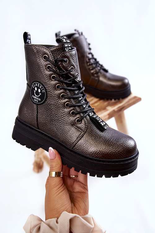 Detské izolované topánky Tmavo šedé Conley