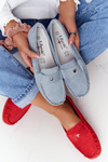 Dámske semišové Moccasins S.Barts Blue