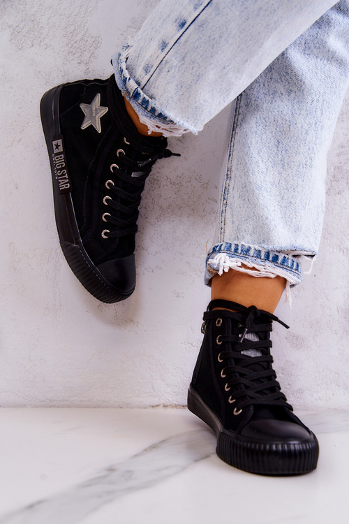 Klasické vysoké tenisky Big Star JJ274380 černé