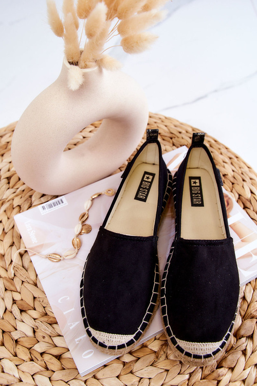 Dámské klasické espadrilky Big Star JJ274952 Černá