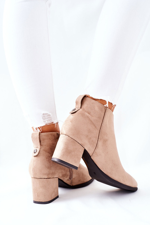 Ženské semišové béžové ardmore topánky